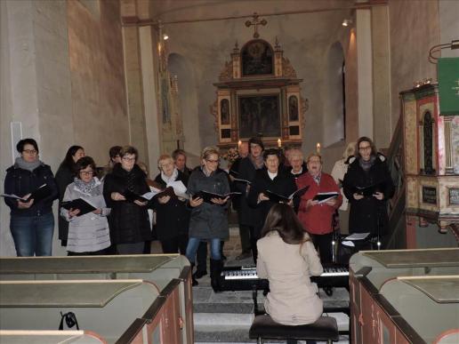 Martinsmarkt 2016, Konzert des Kirchenchores Weslarn