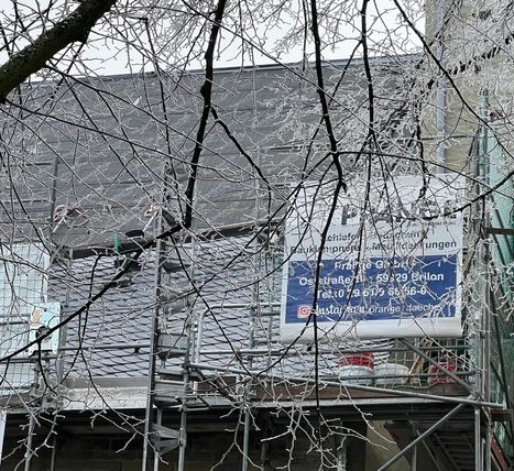 Januar 2025 zu Beginn der Eindeckung, Foto Hinrich Balsters